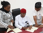 Governor Okowa signs DSCHC establishment documents